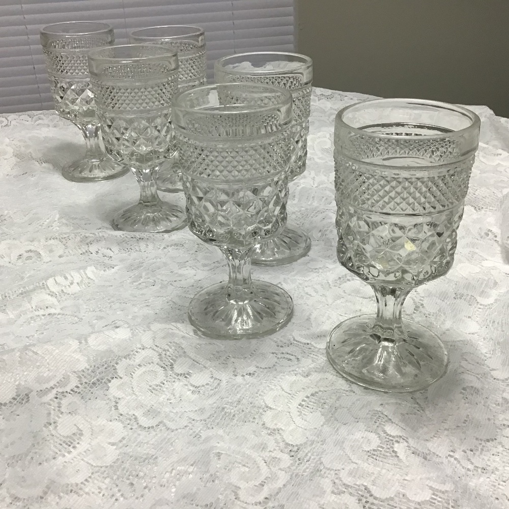 Vintage Wexford Water Wine Goblet